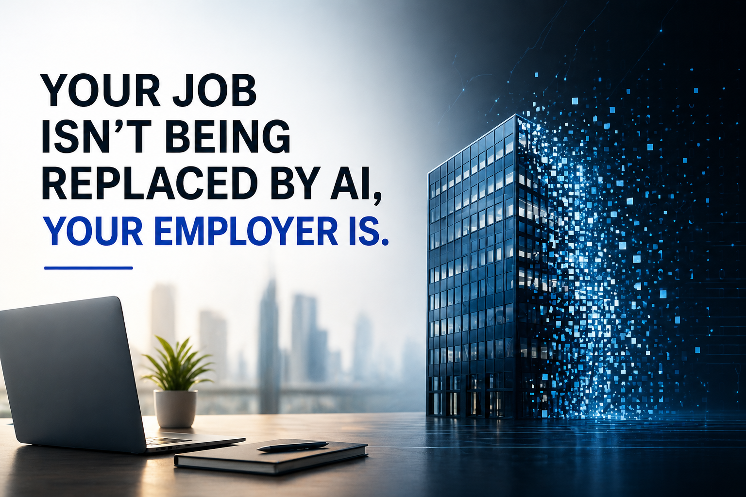 Your Job Isn't Being Replaced by AI. Your Employer Is.